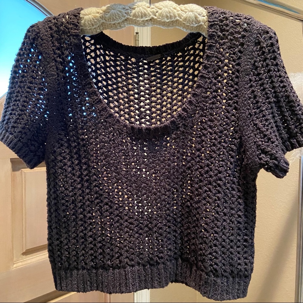 Free People Cropped Sweater